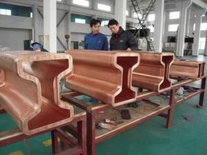 Chine La tuyauterie standard de tube de moule d'en cuivre de poutre en double T adaptée aux besoins du client classe rectangulaire de cuivre fournisseur