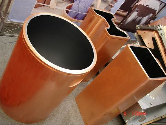 Chine Double tube de moule d'en cuivre de chandelle pour le crystalliseur de coulée continue en métal fournisseur