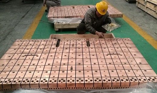 Chine cystallizer de cuivre de moule s'appliquant pour la roulette DUE de plat mince à grande vitesse fournisseur