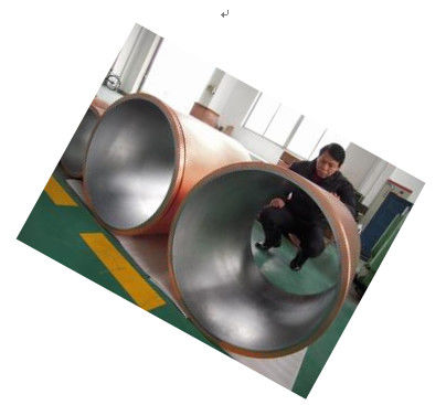 Chine Tube quadruplé de moule d'en cuivre de chandelle pour CCM, lingotière de coulée continue de grand diamètre fournisseur